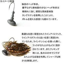 JACKALL(ジャッカル) ラバージグ ナカタ ジグ 3/8oz グリーンパンプキンシード