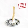 Palo Santo Holder, Incense Burner, Metal Holder, Silver, White Sage,