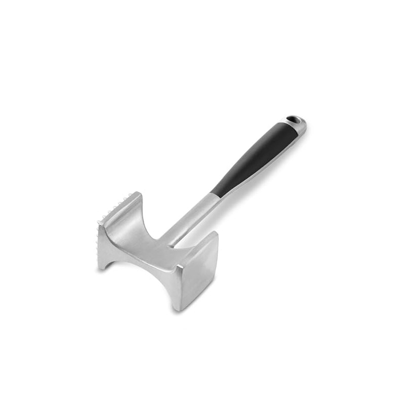 AAOBOSI Stainless Steel Meat Tenderizer Double Sided Kitchen Hammer for