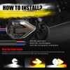 HENLIX Motorcycle Turn Signal LED Lights 21 SMD LEDs Arrow