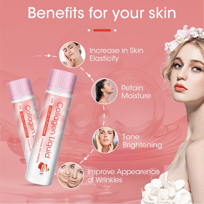 Alliwise Collagen Drink Marine Collagen Peptides Liquid Collagen Shot Collagen