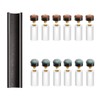Sinsilvie 12 PCS Screw on Pool Cue Tips Replacement Kit
