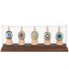 Championship Ring Display Case for 5 Rings – Walnut Wood