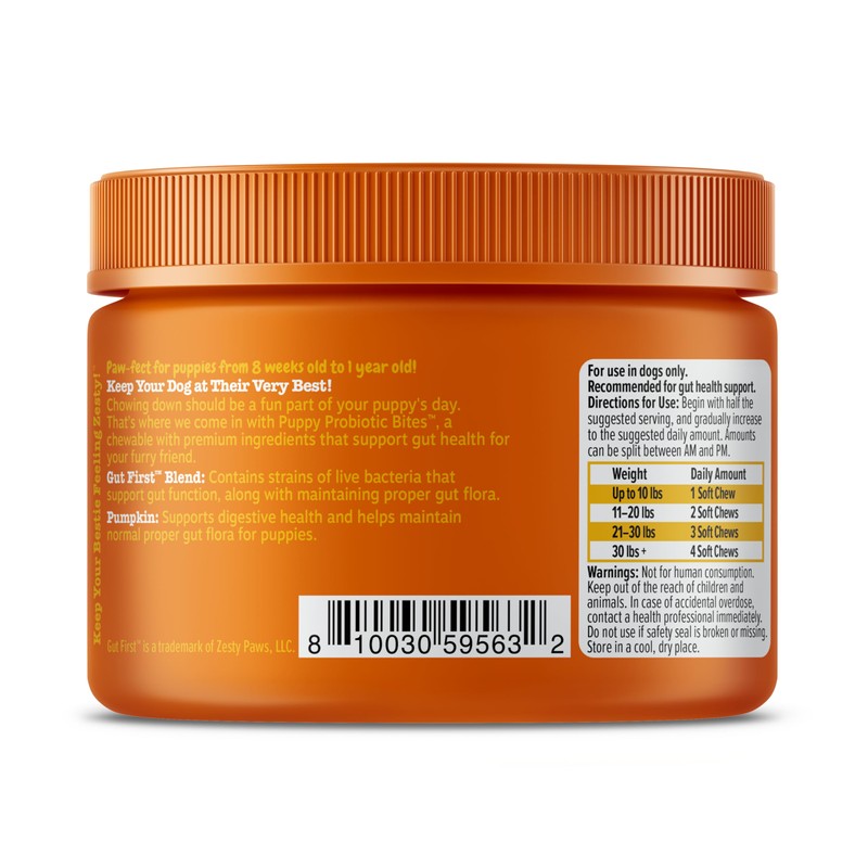 Puppy Probiotic, Pumpkin, 90ct Jar