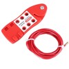 Adjustable Cable Lockout Fish Shaped Stainless Steel Safety Cable Lock