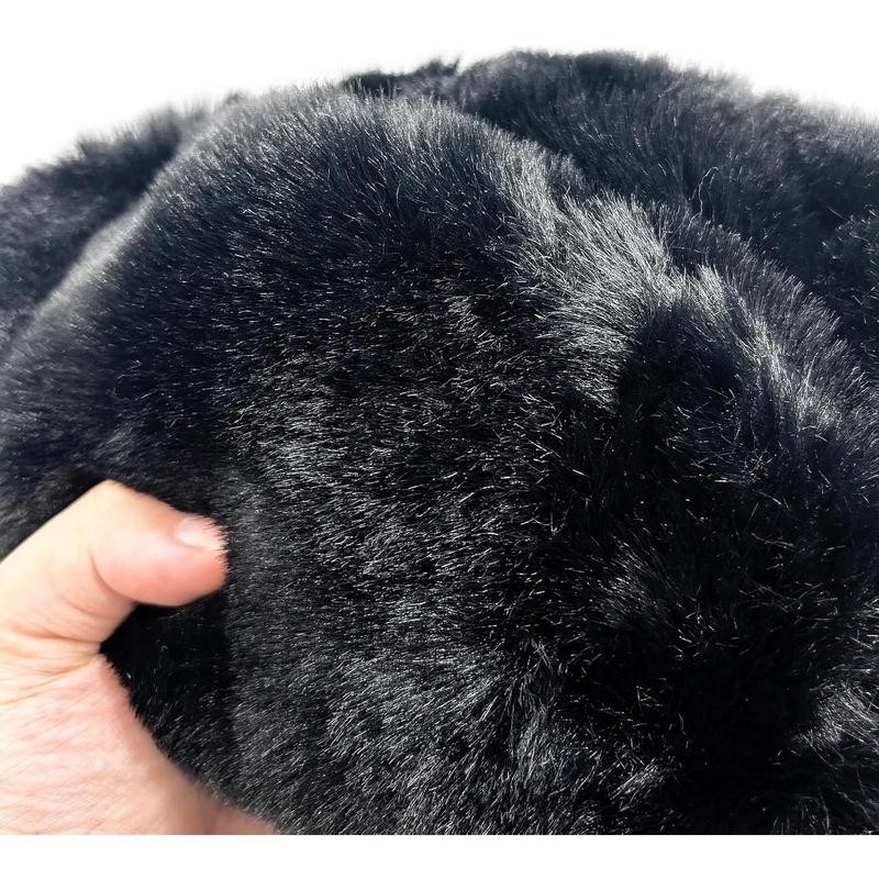 Russian Ushanka Cap Faux Trapper Winter Ear Flap Trooper Aviator