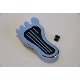 Hot Rod Parts Supply Barefoot Chrome Dimmer Switch Cover Pad Hot Rod Vintage Classic Chevy Ford Mopar