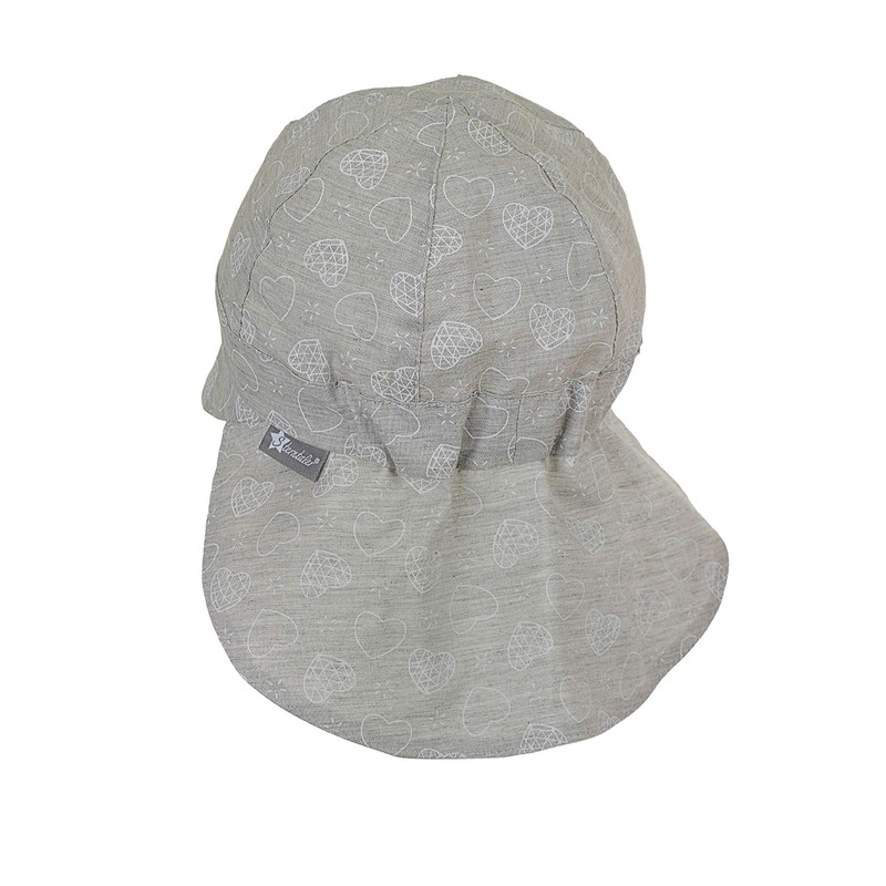 Sterntaler Girls Hat, Grey (light grey 518), XS