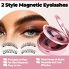 Magnetic Eyelashes, 2 Pairs Magnetic Eyelash Extensions, Reusable Natural Magnetic
