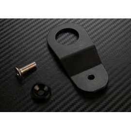 SDeelCase Black JDM Aluminum Radiator Stay Mount Bracket Gasket Screw for 96-00 Civic EK