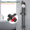 NearMoon Shower Slide Bar with Height/Angle Adjustable Handheld Shower Holder,