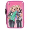 Depesche 10689 Pencil Case with 3 Zippers and Pens by