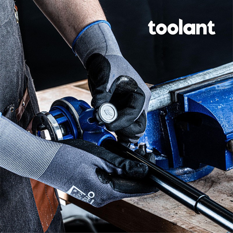 toolant Ratchet Pipe Threader Kit, NPT 1/2" - 1" Manual