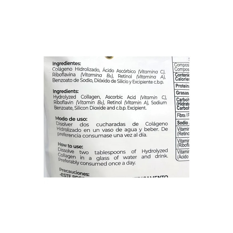 Colágeno Hidrolizado Premium Sabor Natural 250 G Pretty Bee