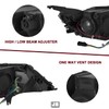 JSBOYAT Fits for 2014-2020 Chevy Impala [Halogen Style] Projector Black
