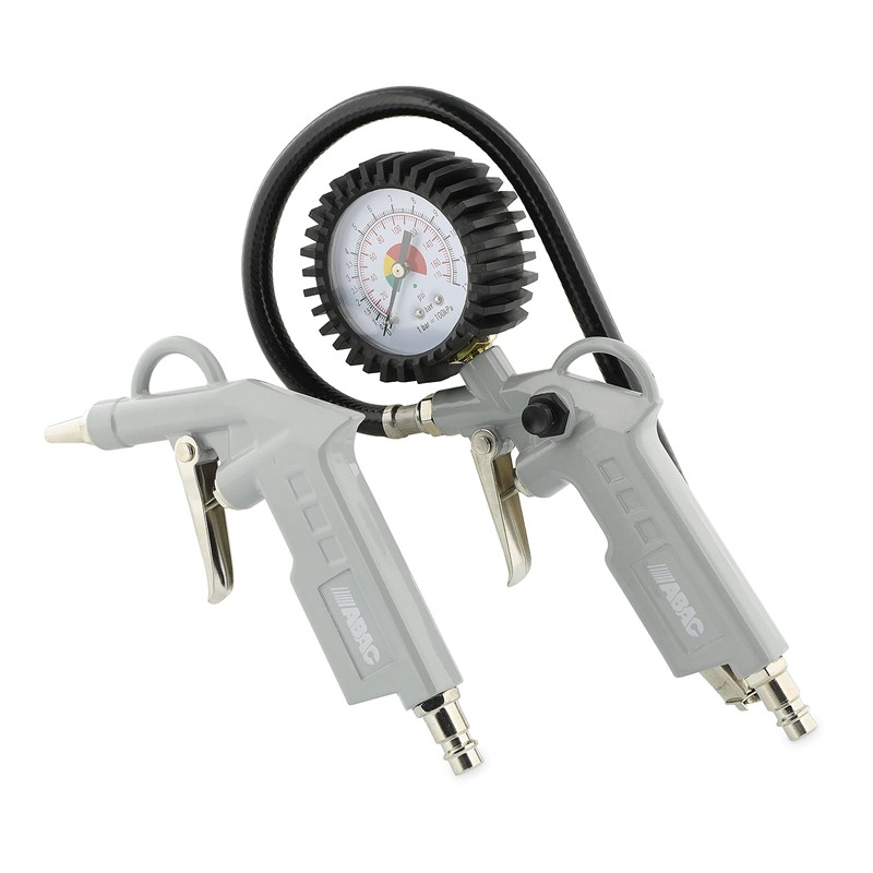 ABAC G-813 6-Piece Compressor Accessory Set, Includes Tyre Inflator with