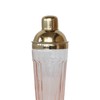Creative Co-Op 20 oz. Glass Cocktail Shaker, Pink and Gold