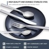 Silverware Set, Hunnycook 60-piece Silverware Set for 12, Stainless Steel