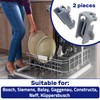 2 Pieces of Fixing Bearings for Dishwasher Basket with the