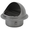 Stainless Steel Round Air Vent Louvered Cover Waterproof Windproof External