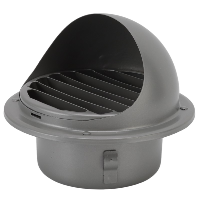 Stainless Steel Round Air Vent Louvered Cover Waterproof Windproof External