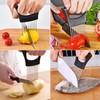 Demarsen 2 Pieces Onion Cutter Holder Stainless Steel Onion Holder