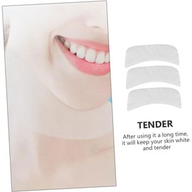 MERRYHAPY 300piezas Máscaras De Cuello De Seda Para Hidratante Antienvejecimiento Parche Rejuvenecedor Para Cuello Absorción Efectiva De Nutrientes Para Cuidado Piel