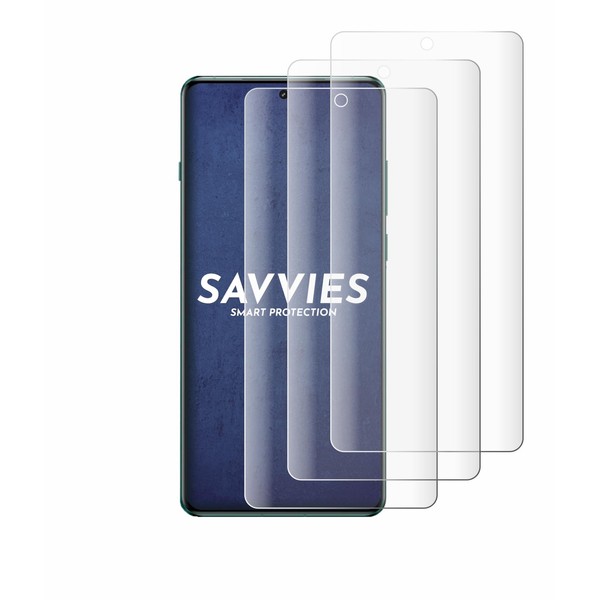 Savvies Pack of 4 Full Screen Protectors for OnePlus 12R