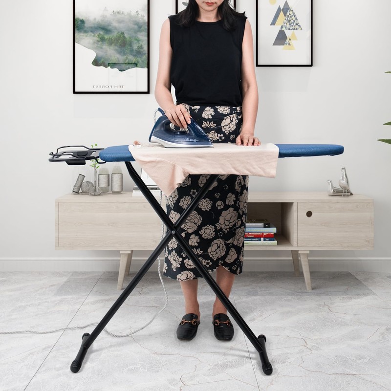 Duwee 12"x36" Ironing Board with Heat Resistant Cover and Thicken