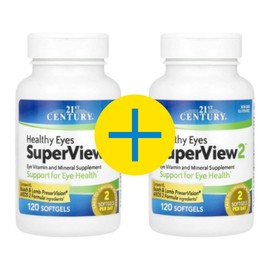 Ares2 Ares2 AREDS2 Formula Health Eye Superview 2 120 Capsules (2), 120 Tablets / 아레즈투 아레즈2 AREDS2 포뮬러 헬스아이 슈퍼뷰2 120캡슐 2개, 120정
