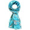 STORY OF SHANGHAI Women's Mulberry Silk Scarf Ladies Silk Scarves