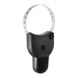 sourcing map Body Measure Tape 150cm Automatic Telescopic Tape Measure Retractable Measuring Tape with Lock Pin & Push-Button for Body Measurements, Sewing, Fabric, Cloth, Black