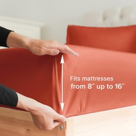 CGK Unlimited Individual – Sábana de Cajón Ajustable – Sábana de Cajón Ajustable para Colchón – Se Adapta Perfectamente – Sábana Suave Sin Arrugas – Solo 1 Sábana de Cajón