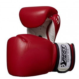 Best Sport Competition Boxing Gloves - Red, 10 oz