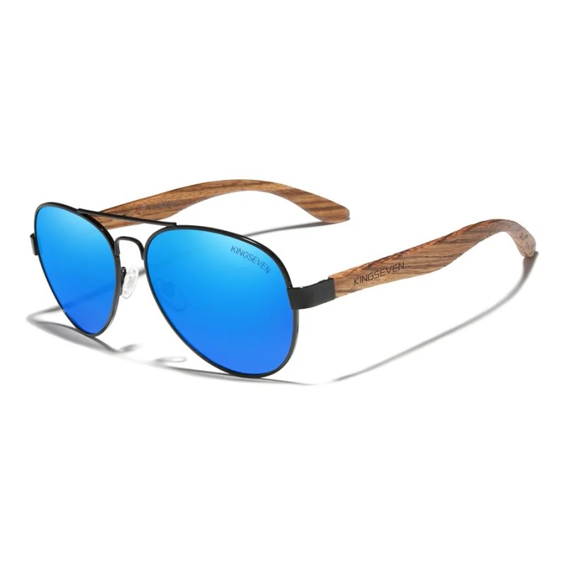 Gafas De Sol Polarizadas De Madera Hechas A Mano Kingseven