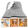 Baluue Gorros Sauna Portátiles Ducha Fieltro Ligeros Absorbentes