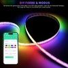 OULARA RGB Smart IC COB LED Strip Addressable 6 m,