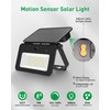 ALUSSO Solar Lights Outdoor Waterproof IP65 with 3 Modes,1000LM Flood