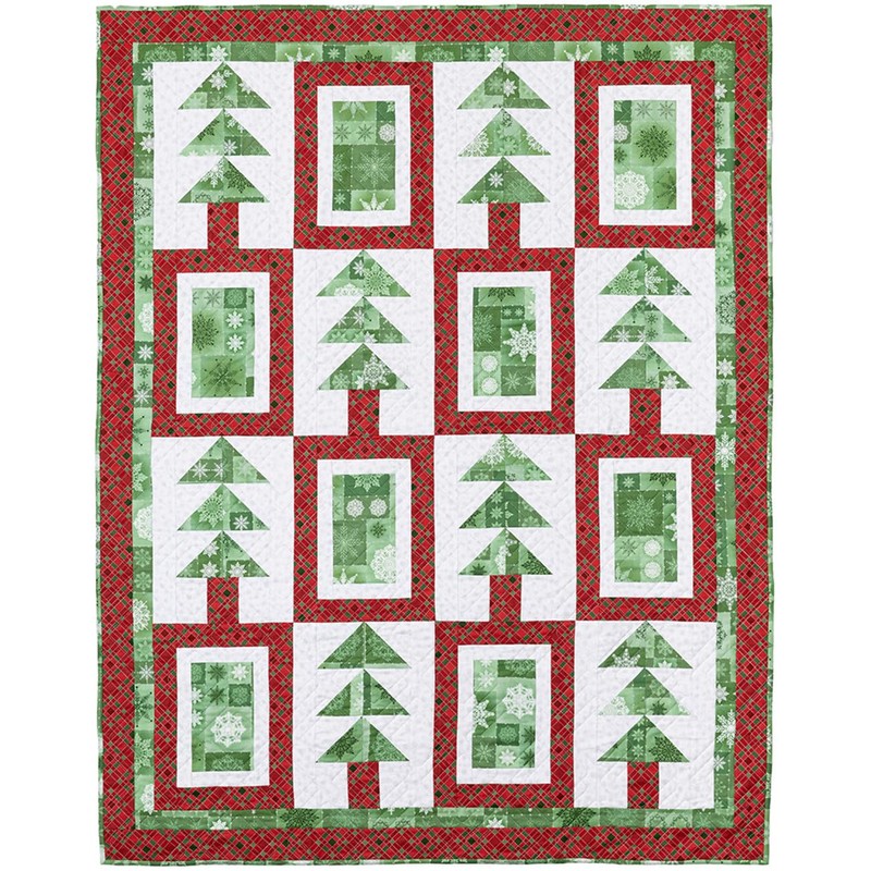 Fabric Cafe Quick Christmas 3-Yard Quilts Pattern - 8 Festive