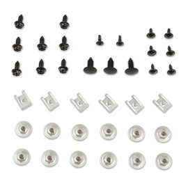 G-PLUS Bumper Filler Screw Install Kit Compatible with 1981-1987 Buick Regal All 2 Door Models 16pcs Front & Rear Bumper Filler Screw Hardware Install Kit