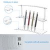 30-Slot Acrylic Pen & Makeup Brush Organizer Holder - 2
