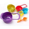 MICUCH Tazas Cucharas Medidoras 6 Piezas Cocina Diferentes Colores