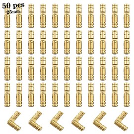 50 bisagras invisibles de latón para barril, bisagras ocultas de latón, bisagras pequeñas para cajas de joyería, pequeños proyectos de carpintería, cajas de música, cajas de lápices, humidores