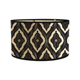 Lampshade, E27 Lampshade for Table Lamp Wall Lights Decorative Lampshades Vintage Lampshade Hanging Lamp Lampshade Floor Lamp for Bedroom Study Dining Room Living Room Hallway (Black)