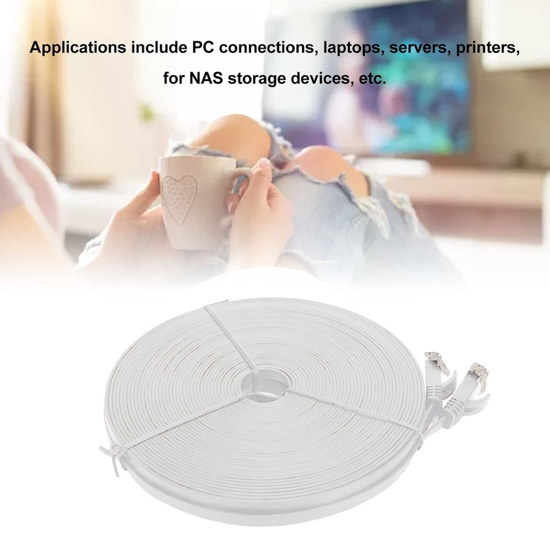 para Cable Ethernet CAT6 de 66 Pies, Cable de Conexión
