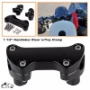 Unbranded 1.5" Handlebar Riser Bottom w/ Top Clamp For Harley