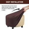 GERLNF - Funda redonda de terciopelo otomano, fundas protectoras para