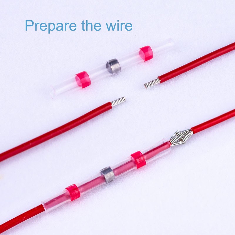 100pcs Solder Seal Wire Connectors | for Small Gauge &