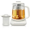 Health Pot, 1.5L Double-Layer Glass Electric Kettle with Stew Pot,