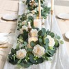 MACTING 6.6FT Eucalyptus Garland with Lights Spring Baby Breath Flower